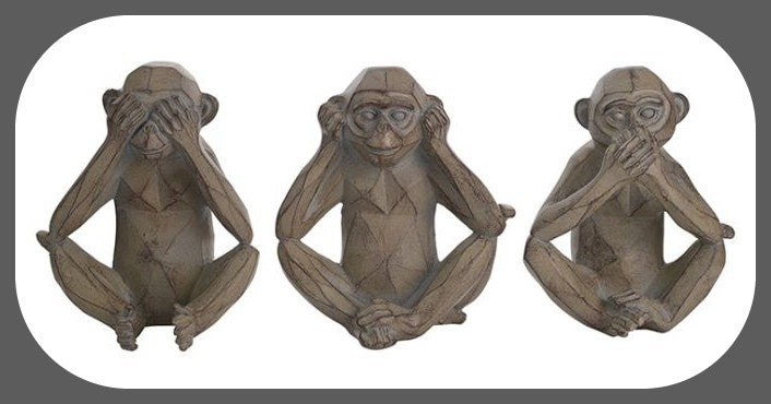 Cheeky Monkeys - Set of 3 Sale less than half price