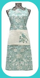 Apron - Floral & Fauna 100 % cotton. Sale less than half price