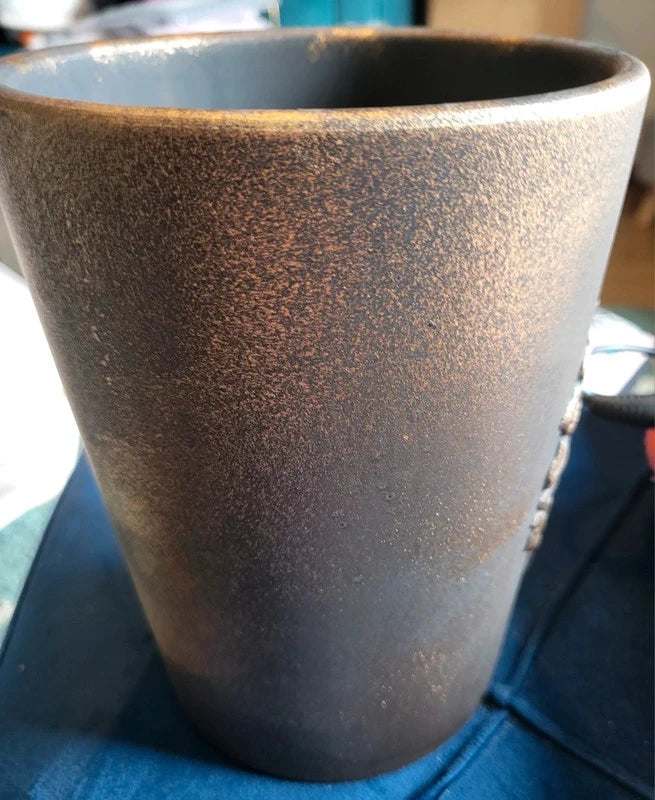 Moon Shadows Bronze Terracotta Plant Pot by Lisa Parker Brand New Boxed