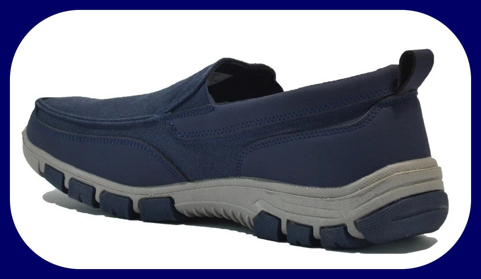 MENS MEMORY FOAM CASUAL SLIP ON DRIVING BOAT WALKING SHOES  VEGAN