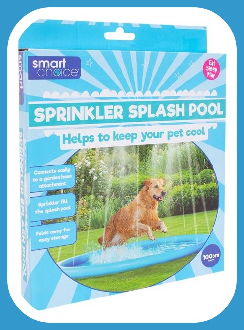Pet Sprinkler Splash Pool Boxed. Brand New