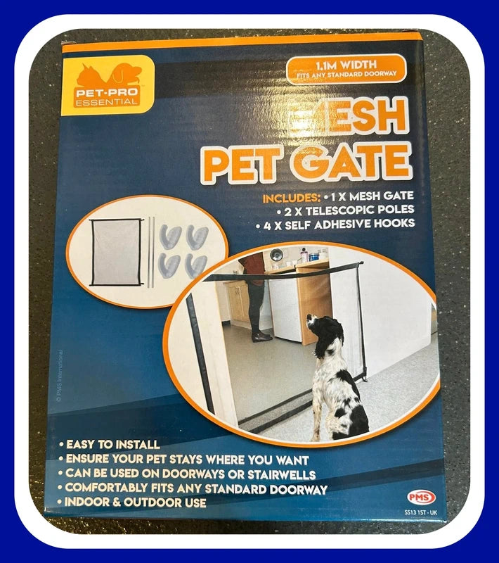 Portable Mesh Pet Gate boxed Brand new