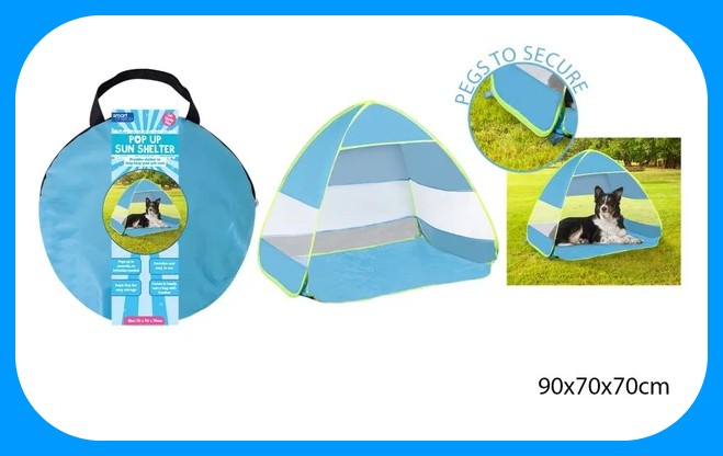 Pet Pop Up Sun Shelter 90 x 70 cm brand new