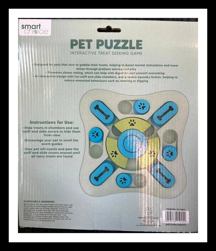 Pet Puzzle Treat Game For dry food. Ideal for cats & dogs brand new boxed
