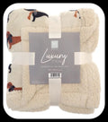 Luxury Sherpa Throw - Dachshund Print