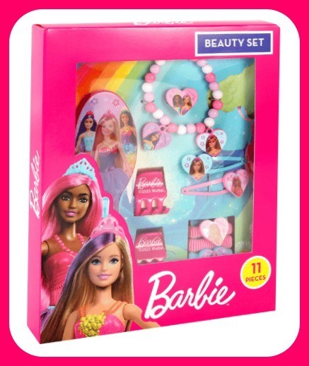 OFFICIAL BARBIE 11 PCS HAIR BEAUTY BRUSH SET
