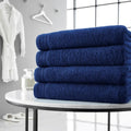 Pair of Luxury Wilsford Cotton Bath Sheet Royal Blue 100% Pure Luxury Cotton