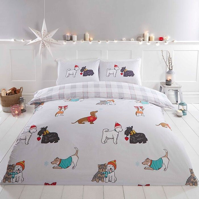 Winter Tails Duvet set with One pillowcase - Single, Reversible  half price
