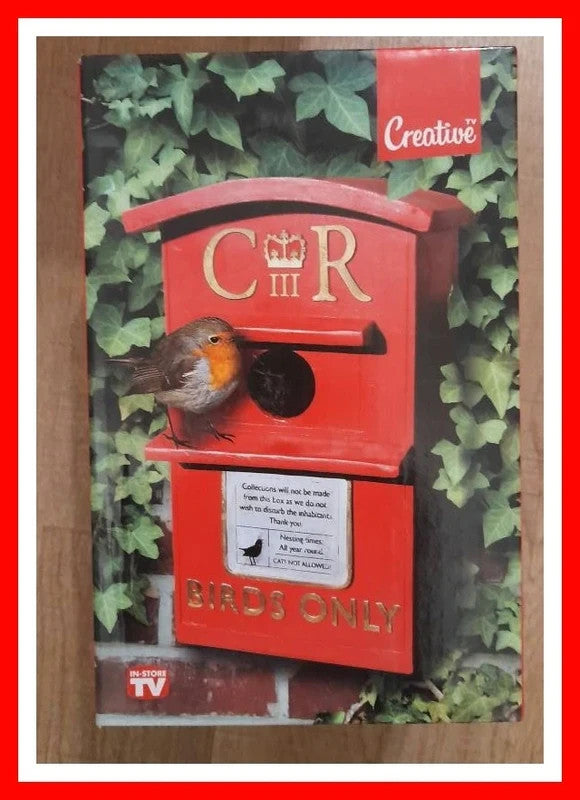 Post Box Bird House boxed brand new Ideal gift