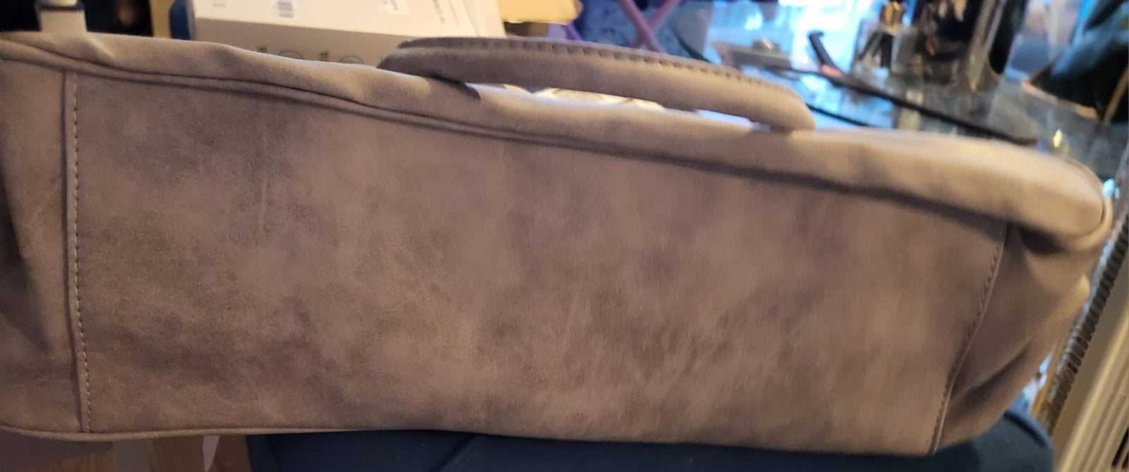 Nicole Brown Shoulder Handbag With Double Zip Detail Brand new