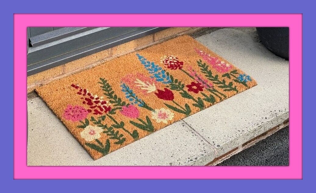 Decoir Mat - FlowerField Suitable for indoor or sheltered outdoor use Brand new