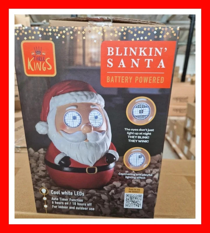 SALE Blinkin Santa The eyes blink, move and wink! Brand new boxed ideal gift