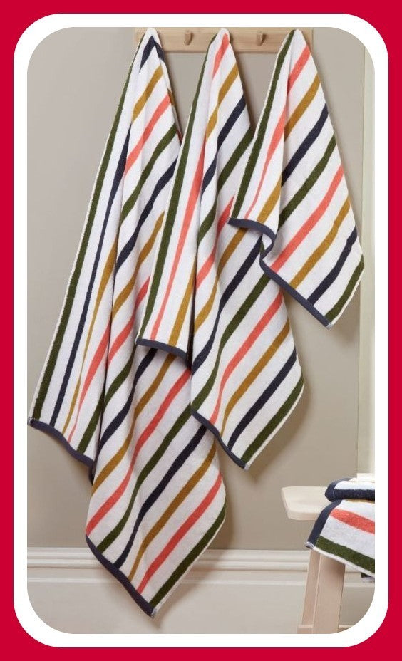 Amalfi 6 pc Towel Bale  Multi 100% premium BCI cotton yarn OekoTex 100 certified