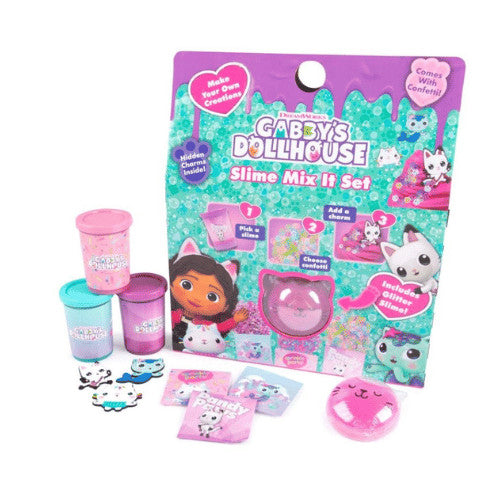 Official Gabbys Dollhouse Slime Mix It Set , Ideal as a gift  Brand New