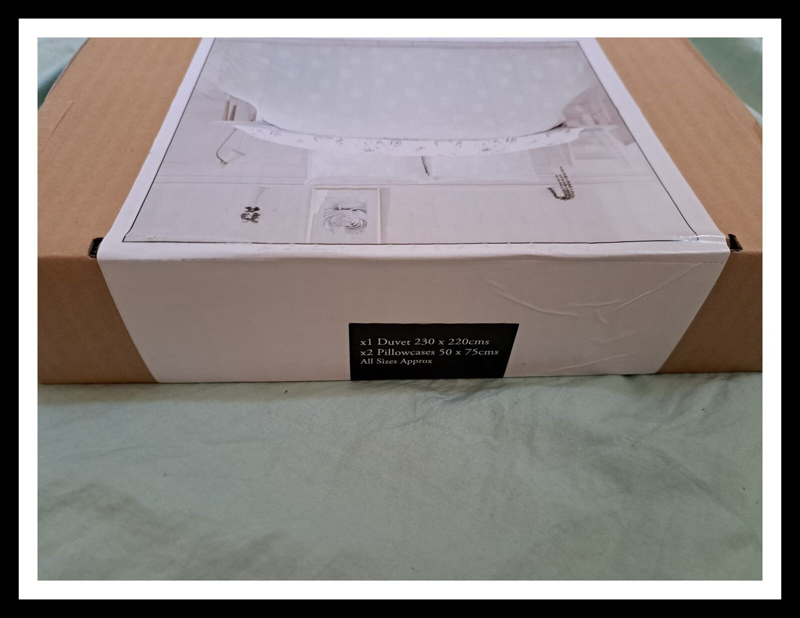 King size Sadie - Duvet set using sustainably sourced BCI cotton & recycled poly