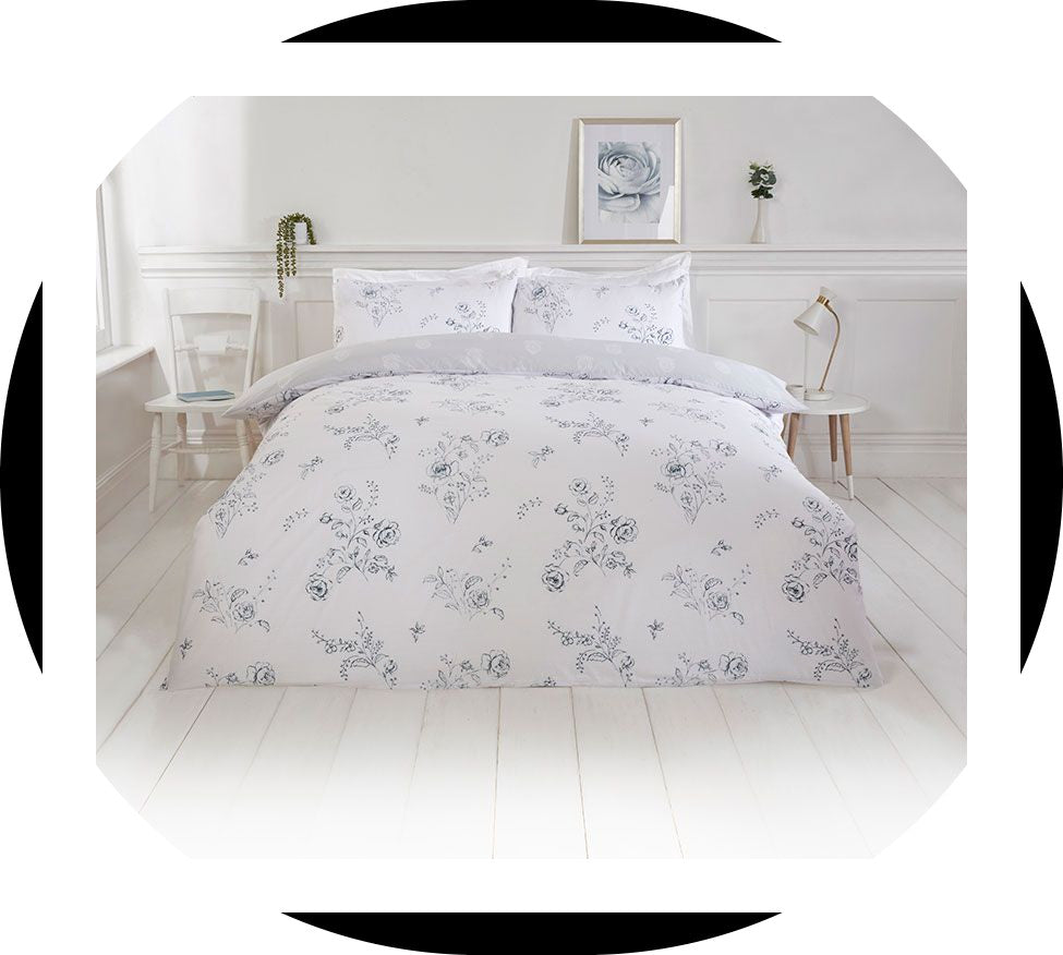 SuperKing size Sadie - Duvet set using sustainably sourced BCI cotton
