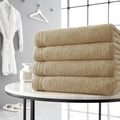 Pair of Luxury Wilsford Cotton Bath Sheet  Mocha 100% Pure Luxury Cotton