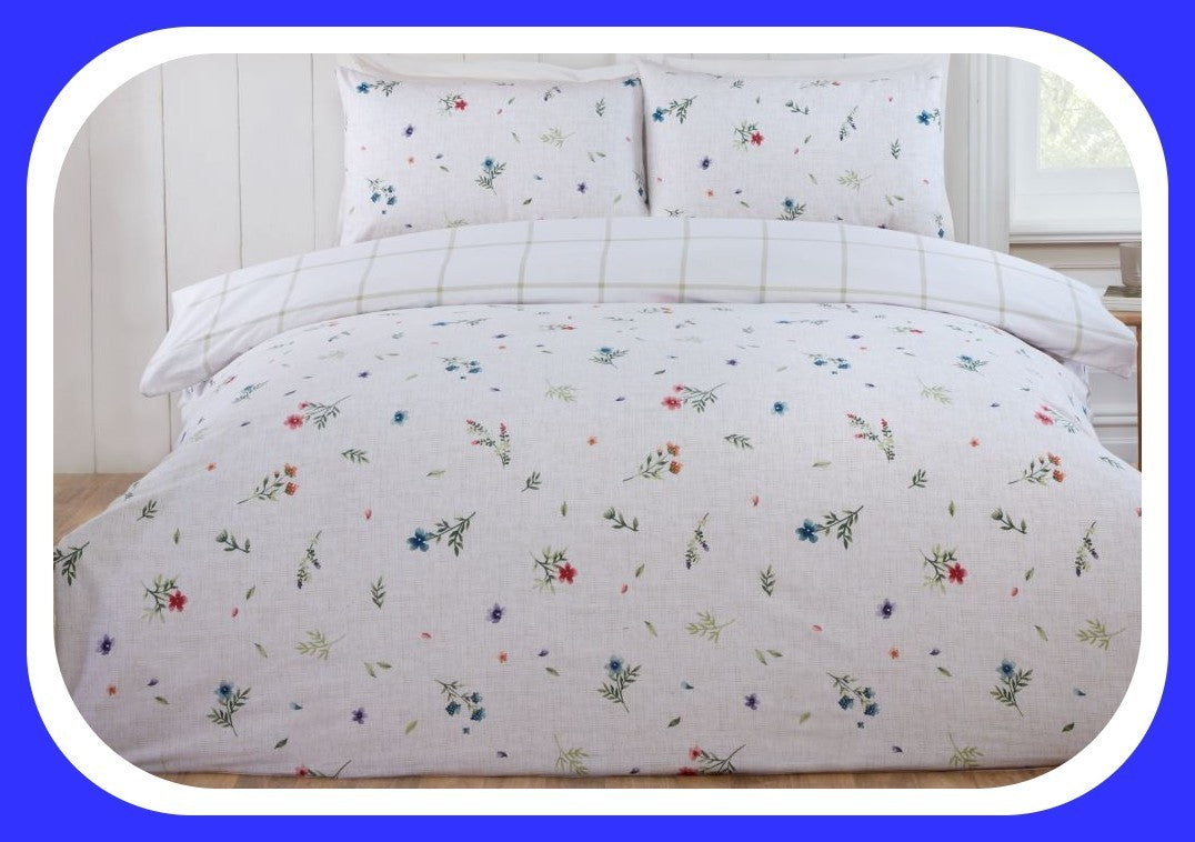 Meadow Duvet Set - Single size , 100% brushed cotton. Brand new Sealed