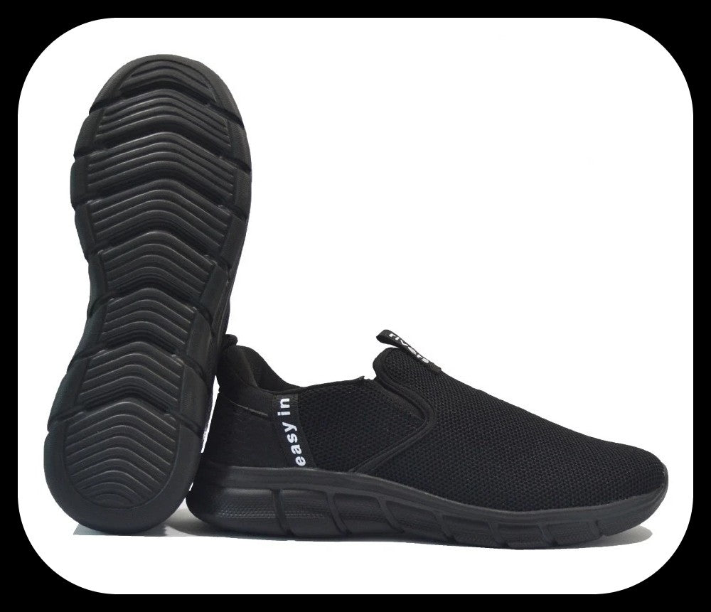 MENS MEMORY FOAM CASUAL SLIP ON DRIVING BOAT WALKING  SHOES Vegan