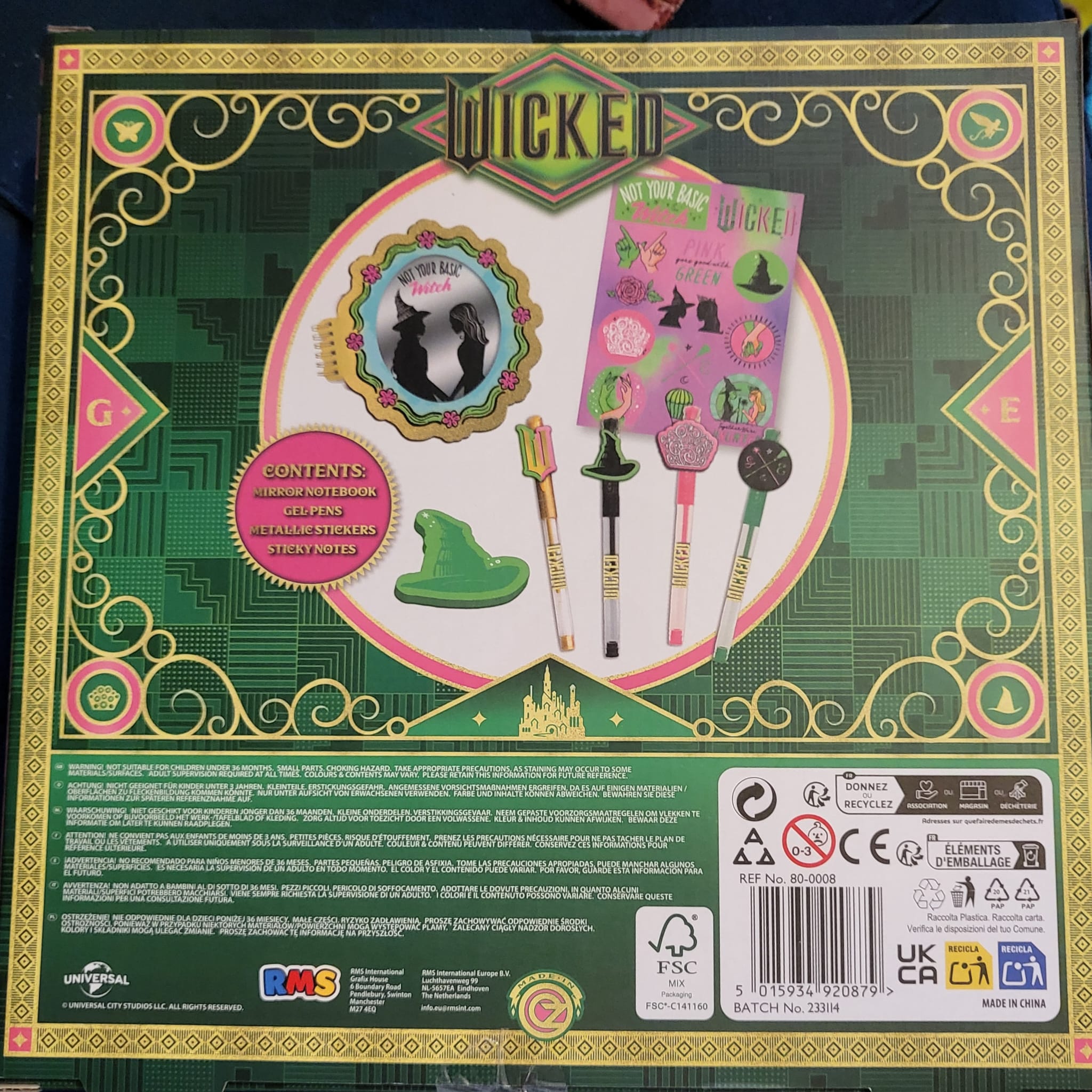 Official Wicked Diary Set